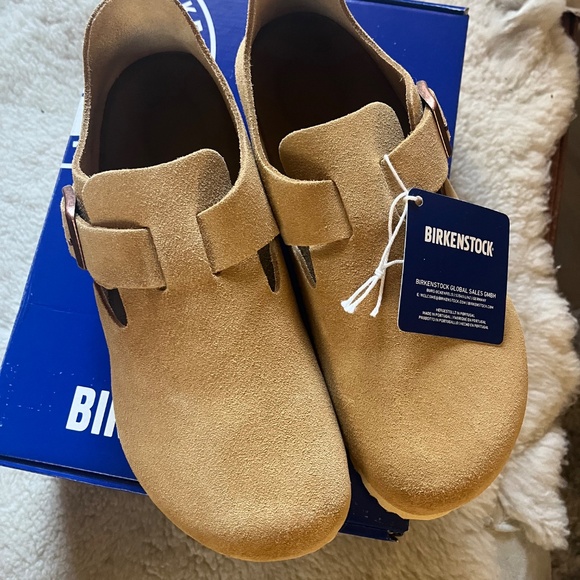 NWT Birkenstock London Size 39 in Latte Cream - Picture 5 of 5